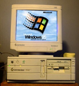 Der erste Computer: Gateway 2000 mit Windows 95