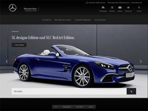 Website Betreiber wie Mercedes nutzen WordPress