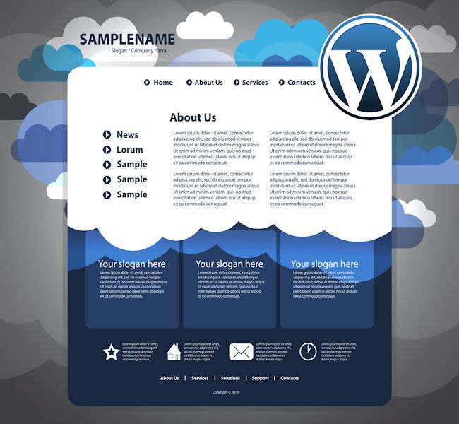 Wordpress Webseiten Content Management System