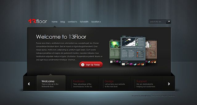 13 Floor Website Vorlagen Theme
