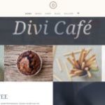 Live Demo der Webdesign Vorlage Divi Cafe Theme