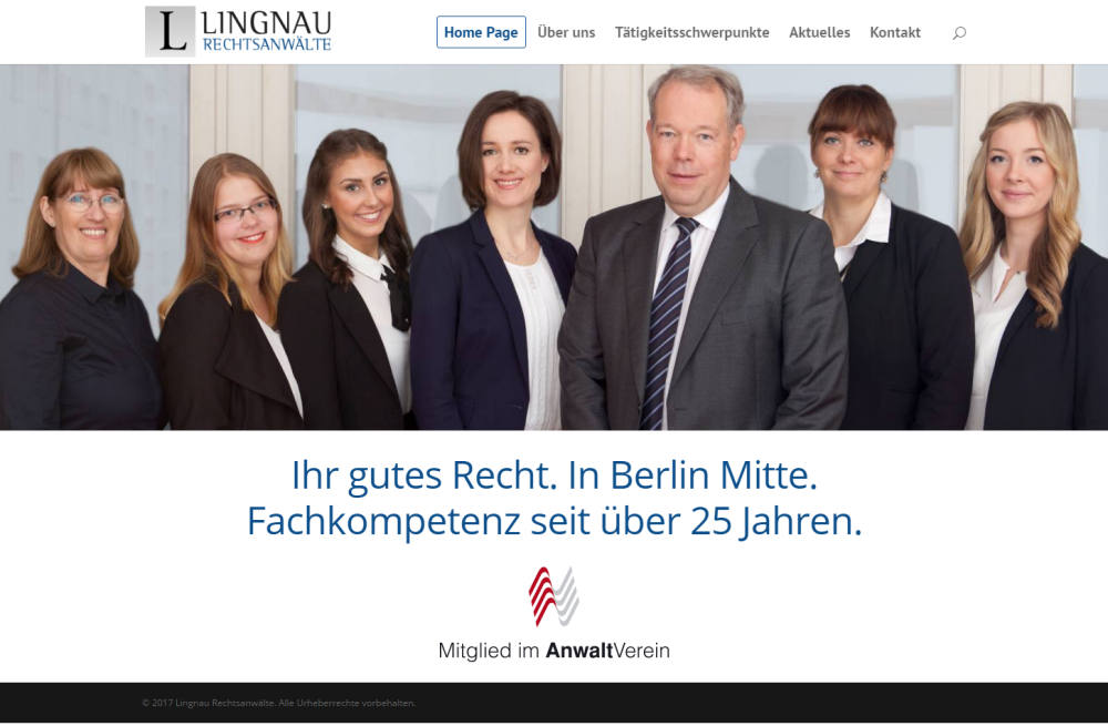 🏛️ Lingnau Rechtsanwälte Webdesign