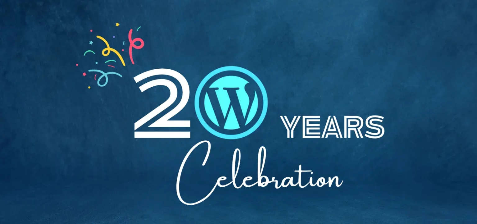 Happy 20th Anniversary, WordPress!