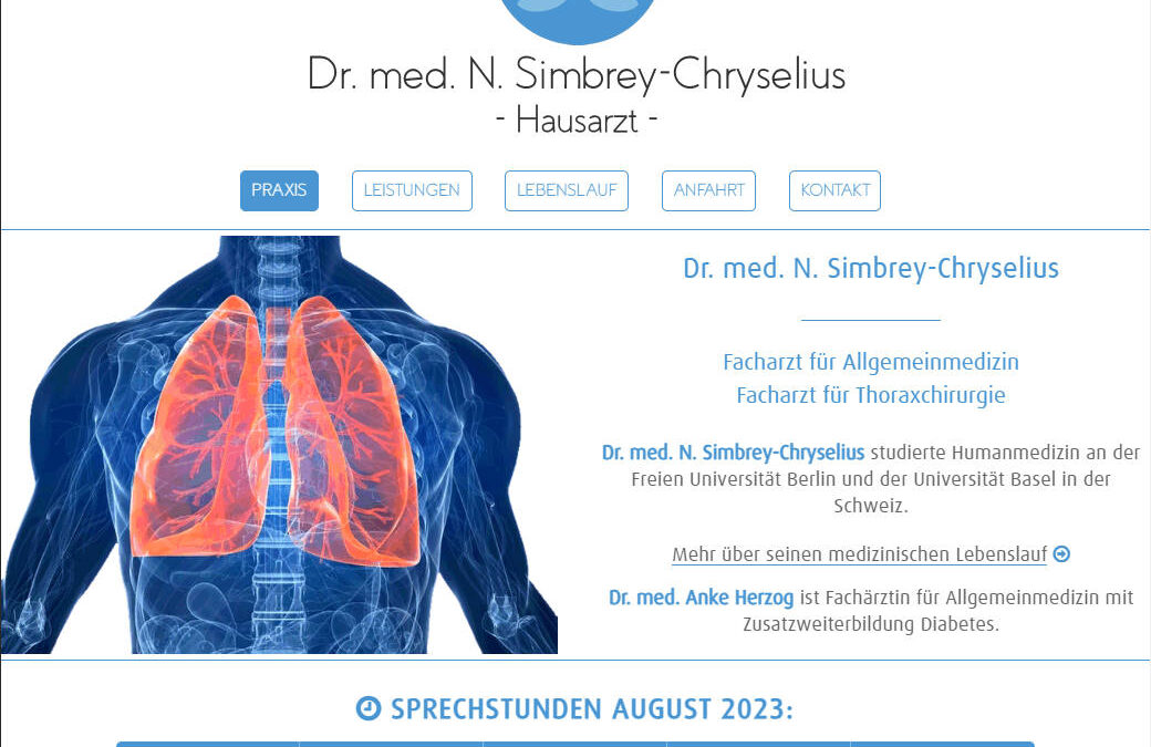 🩺 Arztpraxis Dr. med. Simbrey-Chryselius
